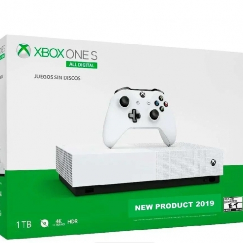 Xbox One S - All Digital Branco 1TB  (sem jogo) 