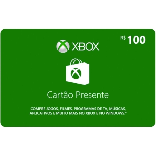 Xbox - Gift Card - R$ 100 Reais